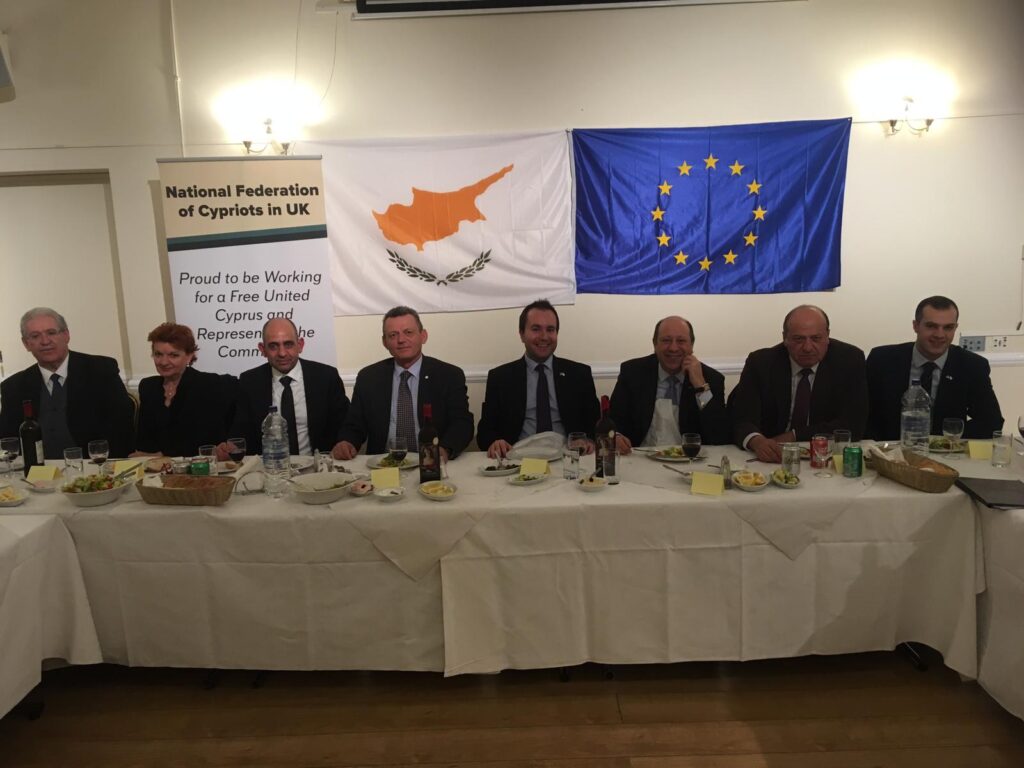 Federation hosts working dinner in honour of the Chief of the Cypriot National Guard, General Elias Leontaris