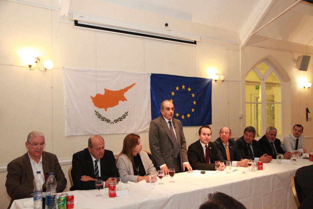 National Federation of Cypriots in the UK holds dinner in honour of the President of the House of Representatives of Cyprus