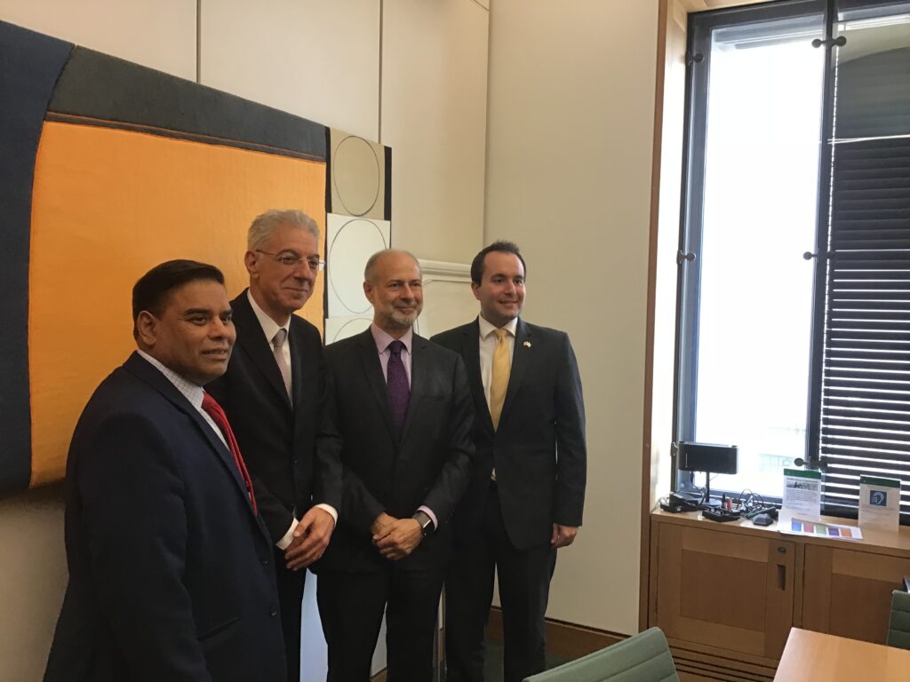 Cypriot Government Spokesperson meets Parliamentarians to discuss Cyprus issue and Brexit