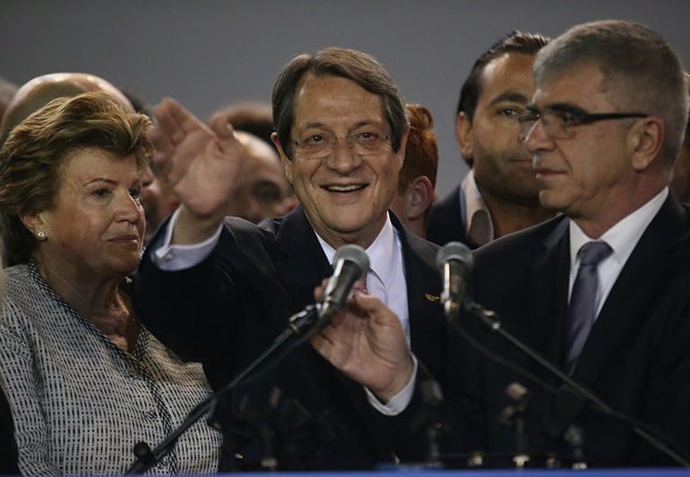 Nicos Anastasiades re-elected President of the Republic of Cyprus