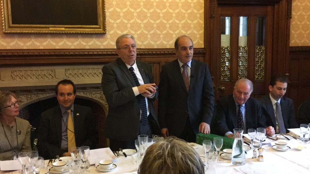 President of Cyprus House of Representatives meets with UK Parliamentarians and Federation