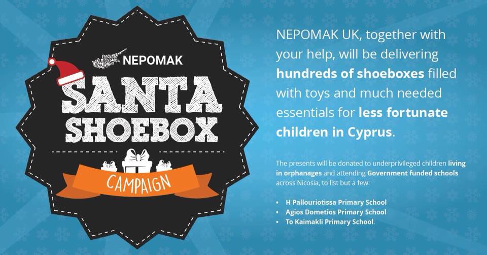 NEPOMAK UK Santa Shoebox Campaign