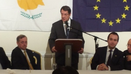 President Anastasiades briefs UK Cypriot Community on latest developments on the Cyprus Issue