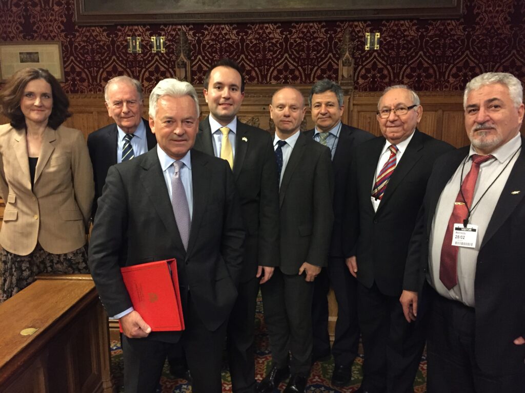 National Federation of Cypriots in the UK and Parliamentary delegation meets with Minister for Europe Sir Alan Duncan MP