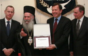 UK Cypriots’ Federation honours Archbishop Gregorios of Thyateira and Great Britain