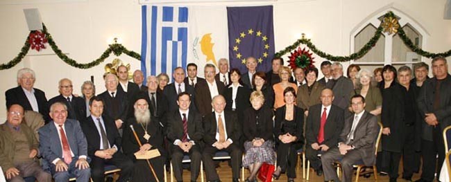 Farewell Dinner for Cyprus High Commissioner George Iacovou (in Greek)