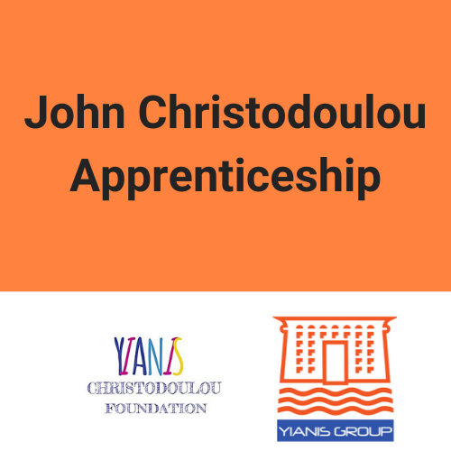 John Christodoulou Apprenticeship launched