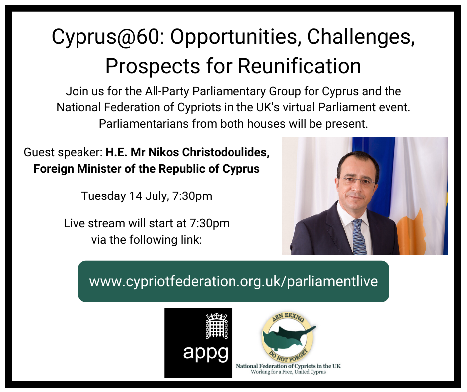 INIVTE: Cyprus@60: Opportunities, Challenges, Prospects for Reunification