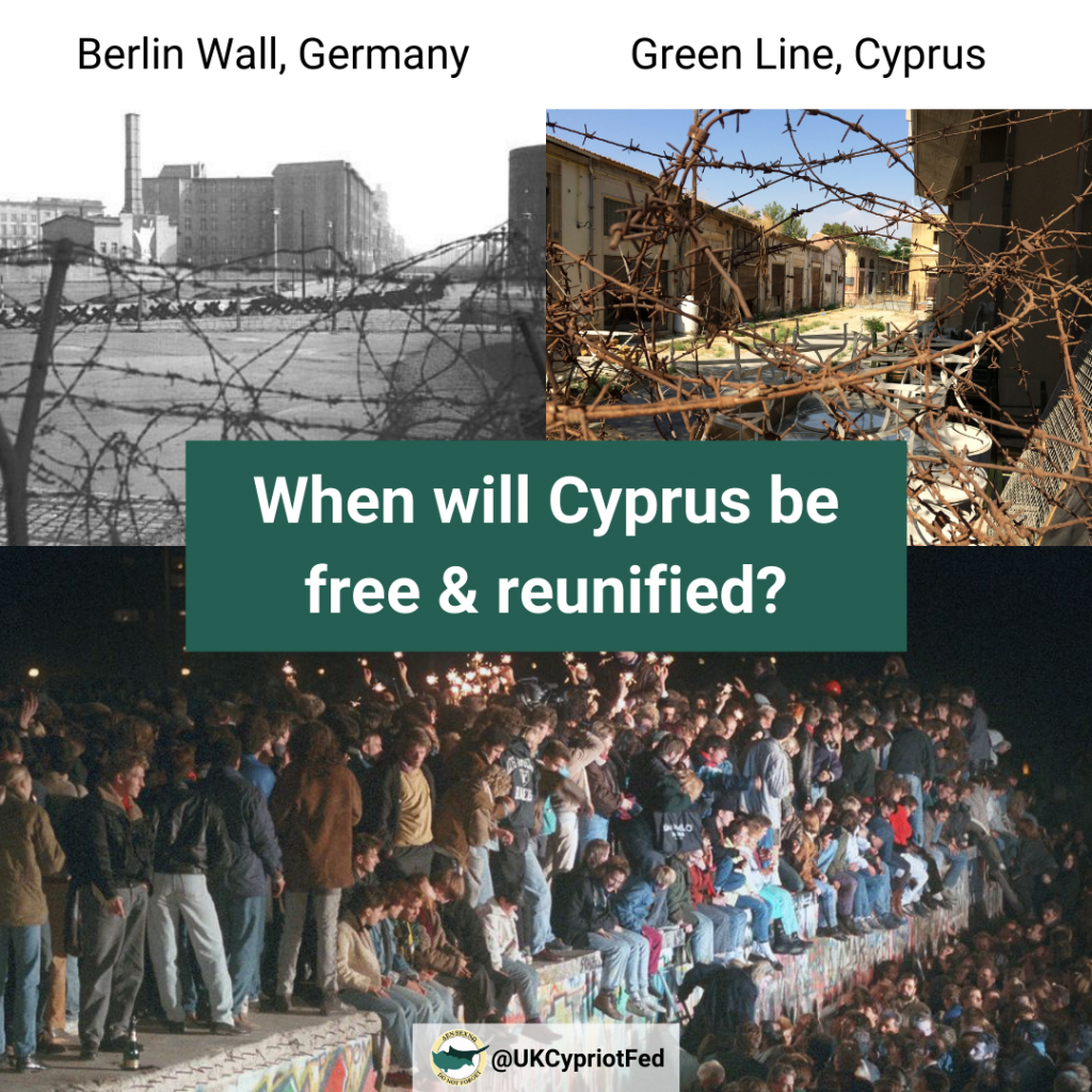 31 years after the Berlin Wall fell, when will Cyprus be free and reunified?