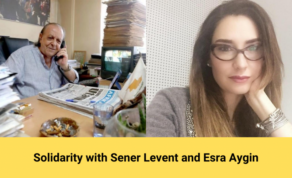 Solidarity with Sener Levent and Esra Aygin