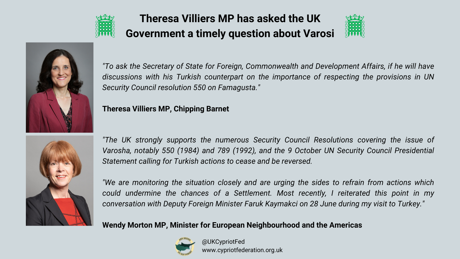 210713 Theresa Villiers Q&A Wendy Morton