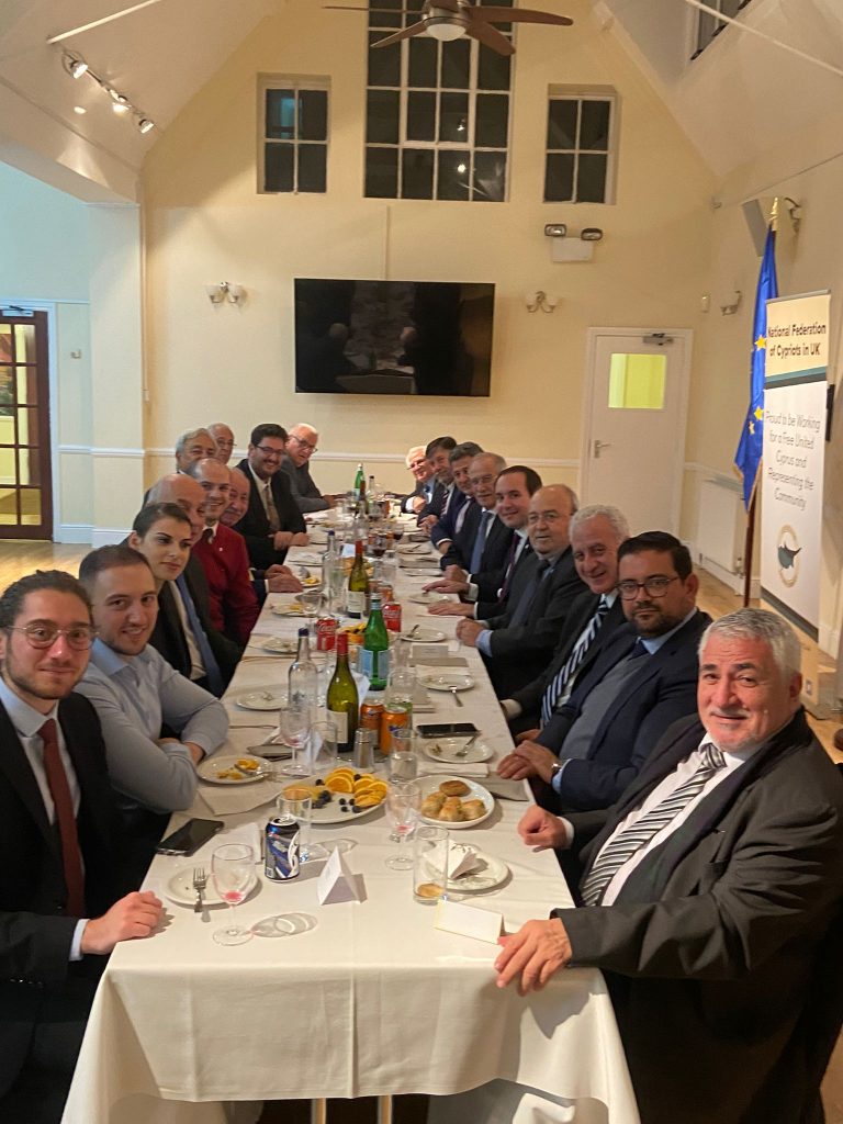 Federation hosts working dinner for Cyprus Minister of Labour & Social Insurance and the Mayor of Famagusta