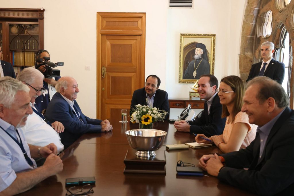 Federation Officers meet with President Christodoulides at the Presidential Palace