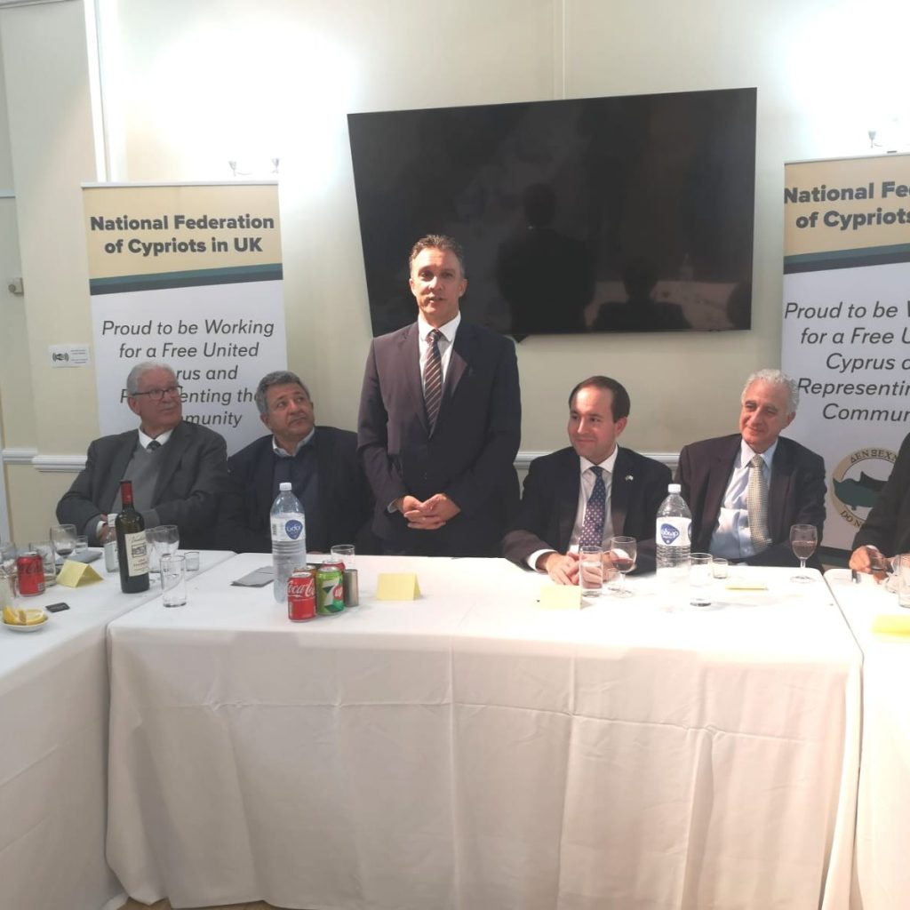 Federation Hosts Dinner in Honour of Defence Minister of Cyprus, H.E. Mr. Michalis Giorgallas
