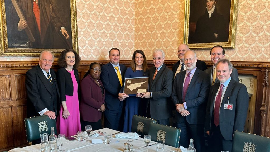All Party-Parliamentary Group for Cyprus hosts Farewell Lunch for High Commissioner for Cyprus in the UK Andreas Kakouris