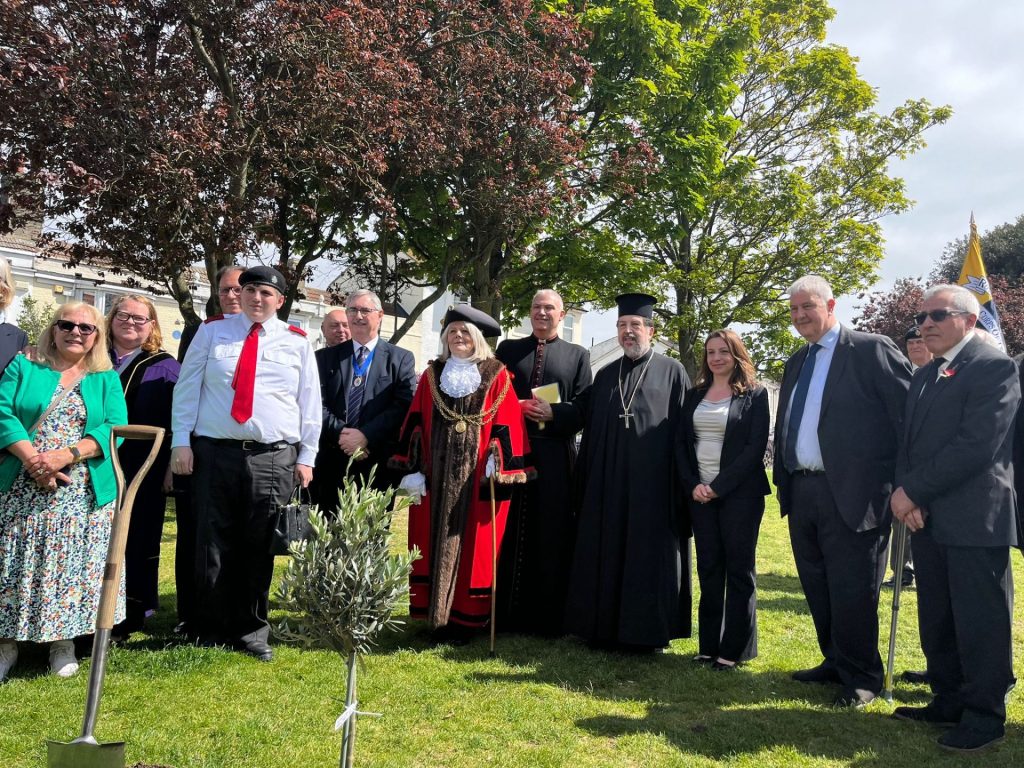 Federation launches campaign to plant olive trees to mark commitment to peace and reunification in Cyprus on 50th anniversary of Turkish invasion in Norfolk