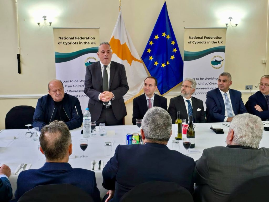 Federation Hosts Working Dinner with Defence Minister Vasilis Palmas